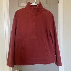 Avalanche Textured Pullover 1/4 Zip Fleece Lined Sweatshirt Warm Layer